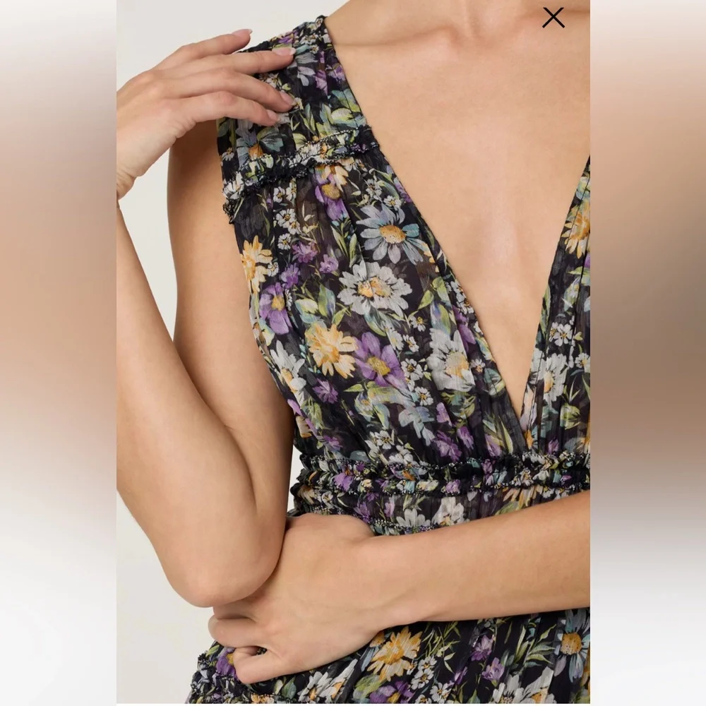 ASTR the Label Edessa Floral Tiered Ruffle Maxi Dress - Picture 4 of 8